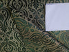 Spun Brocade Fabric Metallic Gold & Green color 54" wide BRO228[4]