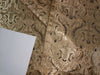 Pure SILK BROCADE vestment FABRIC Gold & Black color 44" wide BRO222[3]
