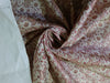 SILK BROCADE FABRIC Cream,Red & Light Gold COLOR 44" wide BRO218[4]