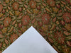 Spun Brocade Fabric Multi green color 44" wide BRO199[2]