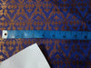 Silk Brocade Vestment Fabric Blue &amp; Brown color 44" wide BRO174[2]