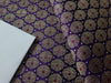 BROCADE FABRIC Purple,Light Gold &amp; Metallics COLOR 54" wide BRO313[1]