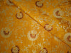 Silk fabric brocade/jacquard Rust,Yellow & Gold 54" wide BRO311[3]