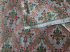 SILK BROCADE FABRIC Red,Green,Ivory & Metallic Gold color 44" wide BRO289[1]