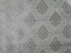 SILK BROCADE FABRIC IVORY CREAM COLOR 44" wide BRO269[1]