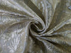 Silk Brocade Fabric Ivory,Metallic Gold & Golden Cream 36" wide BRO268[4]