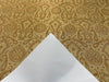 SILK BROCADE FABRIC Light Golden Caramel color 44" wide BRO277[4]
