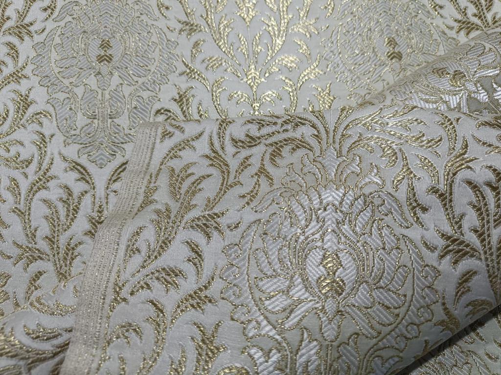 gold brocade dress fabric Brocade Venus, gold