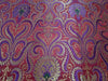 Pure Silk Brocade Fabric Metallic Gold,Green,Red & Purple color 36" WIDE BRO263[2]