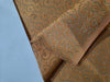 Silk Brocade FABRIC PEACH and Gold  Color 44" WIDE BRO395[4]