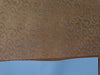 Silk Brocade FABRIC PEACH and Gold  Color 44" WIDE BRO395[4]