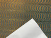 Silk Brocade Fabric Blue & Tigers eye color 44" wide BRO367[4]