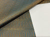 Silk Brocade Fabric Blue & Tigers eye color 44" wide BRO367[4]