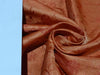 SILK BROCADE FABRIC Orangeish Sandalwood color 44" wide BRO379[5]