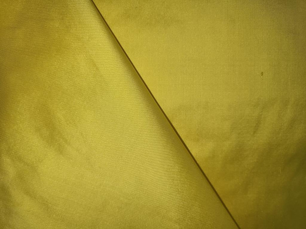 100% Pure silk dupion FABRIC bright lemon yellow color 54" wide DUP291[1]