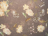 100% linen Floral  print 44" wide available in 4 colors [Beige brown, Watermelon pink, Yellow, Green]