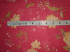 100% linen Floral  print 44" wide available in 4 colors [Beige brown, Watermelon pink, Yellow, Green]