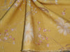 100% linen Floral  print 44" wide available in 4 colors [Beige brown, Watermelon pink, Yellow, Green]
