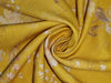 100% linen Floral  print 44" wide available in 4 colors [Beige brown, Watermelon pink, Yellow, Green]