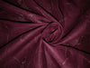 100% Cotton organdy fabric embroidered 44" wide available in [navy blue embroidery four corners and motifs wine green royal blue purple burgandy aubergine][15552-15558]