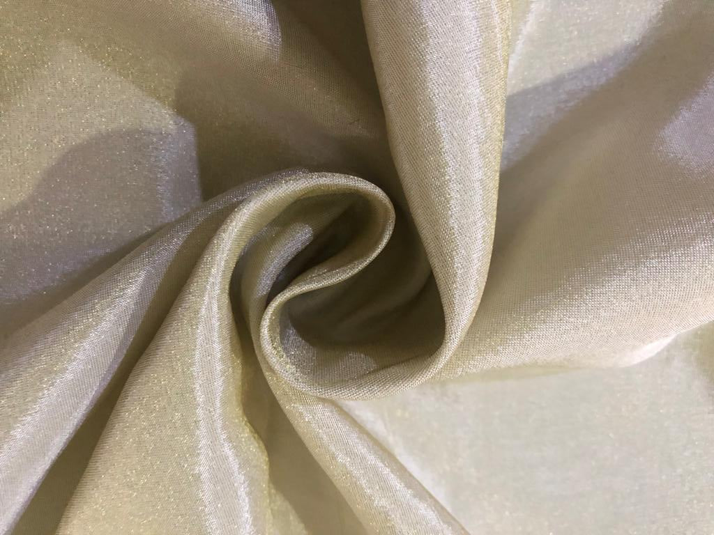 Silk metallic tissue 44" wide-Sand Gold dust [15569]