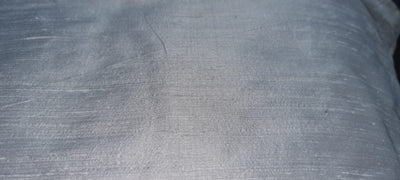 100% pure silk dupioni fabric light pearl grey color 54" wide with slubs MM91[3]