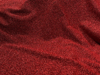 Polyester shimmer Lycra fabric ~ 58&quot; wide available in 4 colors red ,navy, green and black [18276/77/78/79]