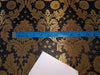 Silk Brocade Fabric Black x metallic gold color 44" wide BRO709[1]