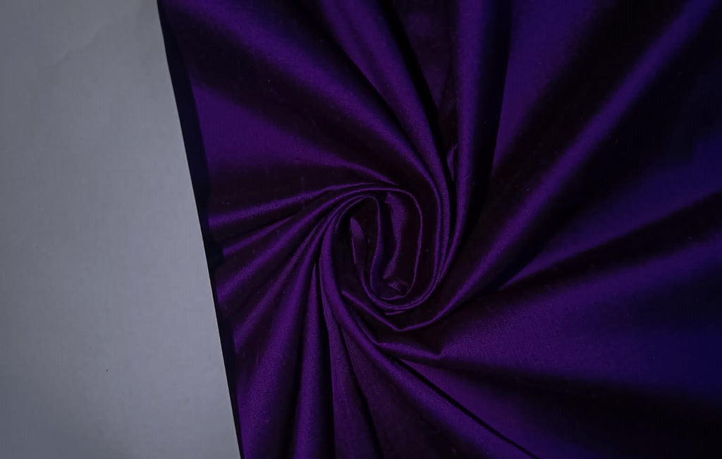 SILK Dupioni FABRIC Deep Purple color 54" wide DUP203[3]