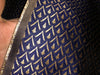 Brocade Fabric 54" wide NAVY , BLACK AND METTALIC GOLD BRO913[3]