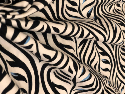 100% Cotton Poplin available in 2 different color combination 58" wide available in black/white and navy/powder blue [18686/87]  [18686/87]