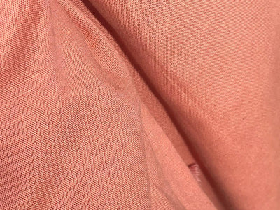 Linen  75% COTTON 25%  54" wide two tone linen peach x pink [17721]