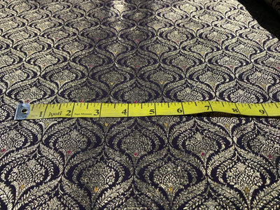 Brocade  Metallic GOLD fabric 44 inch wide available in 4 colors RED,TEAL,CADBURY PURPLE AND DEEP EGGPLANT PURPLE   BRO1011