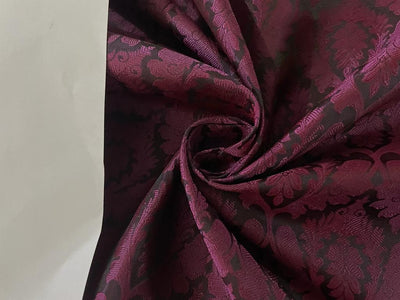 Silk Brocade fabric  EGGPLANT 44" wide BRO880A[3]