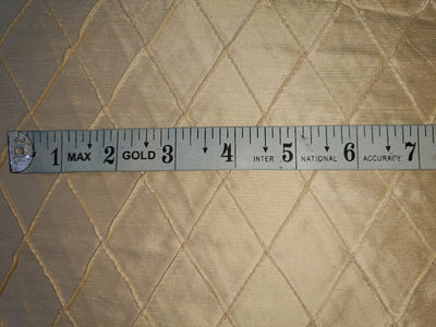 Silk dupioni Beige Gold color fabric pintuck design DUPP16[2]