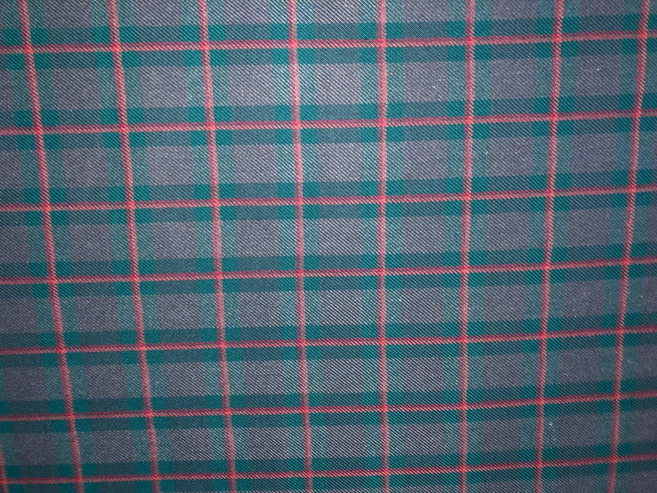British Tweed Premium Suiting plaids Fabric 58" wide green,tan and burgandy[16969]