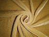 100% Chinese Plush Golden Beige Silk Velvet Fabric 54" wide [12992]