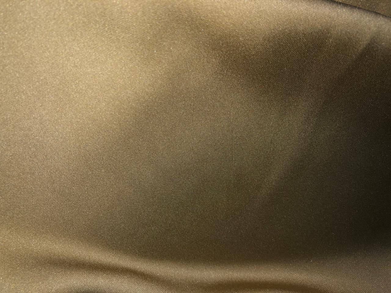 100% Silk LYCRA Satin fabric Gold 26.66 momme 54"[16960]