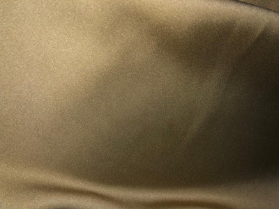 100% Silk LYCRA Satin fabric Gold 26.66 momme 54"[16960]