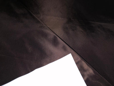 SILK TAFFETA FABRIC CHOCLATE  Brown color 54" wide TAF21