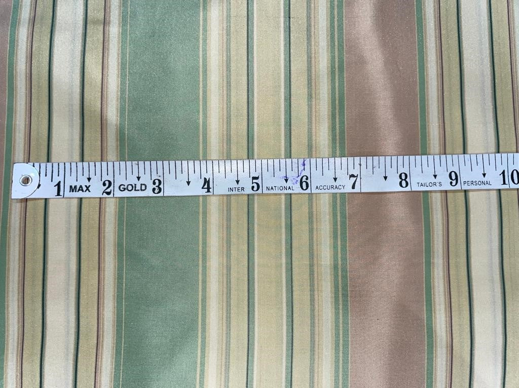 Multi Colour Stripe Silk Taffeta~54&quot; wide TAF#S26[1]