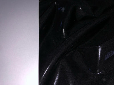 Foil knit shimmer jersey lycra available in 5 colors black ,red wine, silver black, gold and rose gold