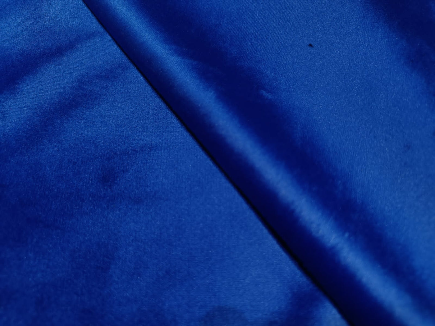 VELVET Lycra royal blue Fabric 58" wide[12109]