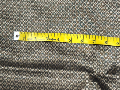 Brocade Fabric brown and gold diamond floral motif  all over Jacquard 44" BRO1028[3]