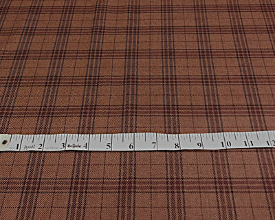 British Tweed Premium Suiting plaids Fabric 58" wide available in 3 colors ivory/slate blue/grey ,tan/rust/black and ink blue/ivory[18619/20/21]