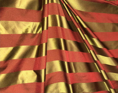 100% silk Taffeta satin stripes available in 8 different color shades [18296/97/98/99/18307/08/09/10]