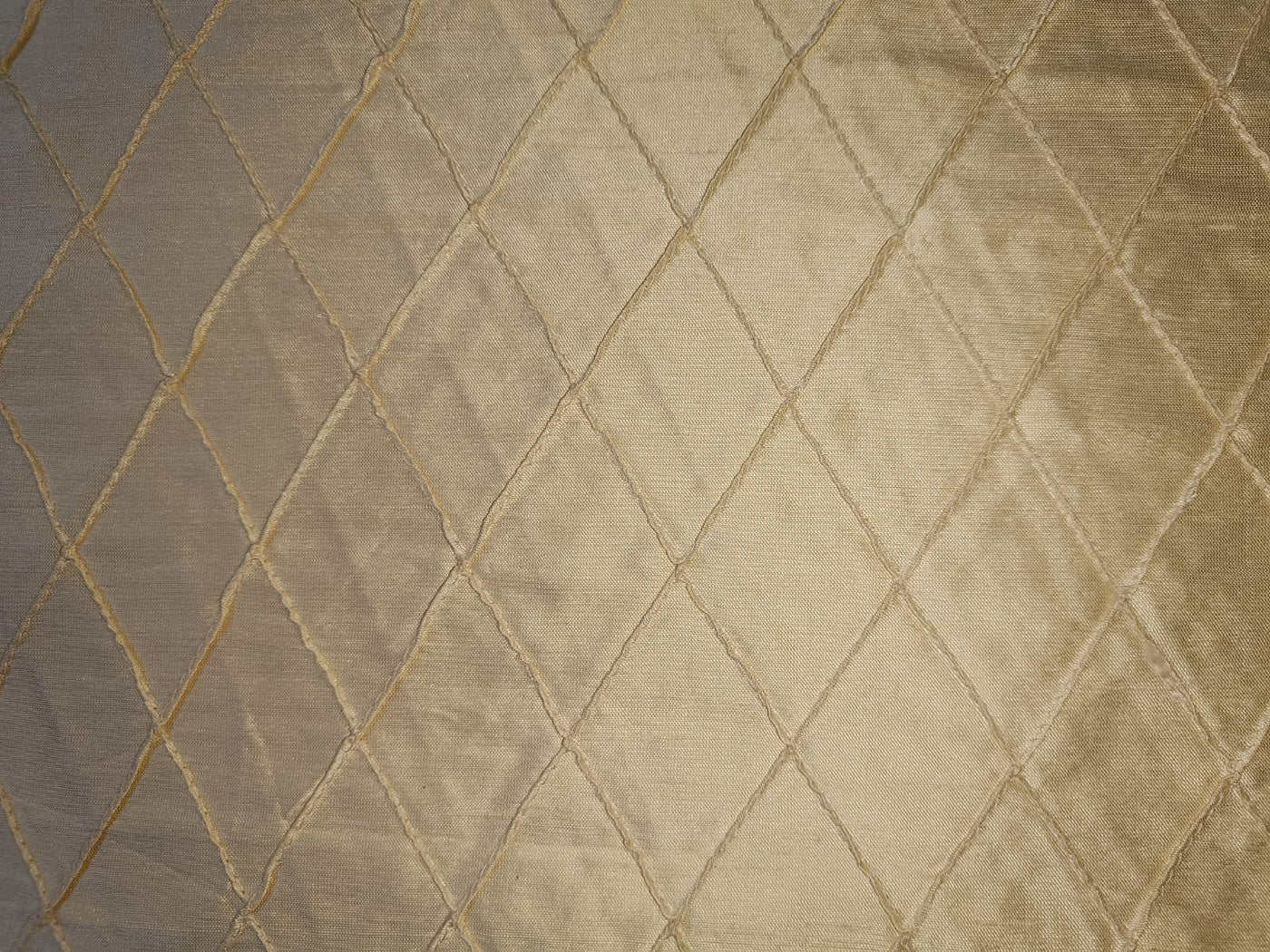 Silk dupioni Beige color fabric pintuck design DUPP16[1]