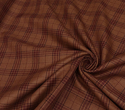 British Tweed Premium Suiting plaids Fabric 58" wide available in 3 colors ivory/slate blue/grey ,tan/rust/black and ink blue/ivory[18619/20/21]
