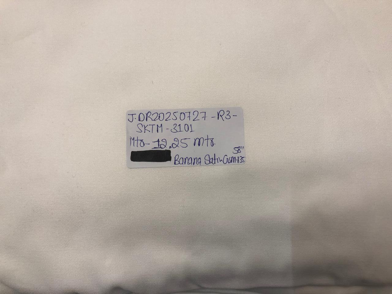 100% Natural Banana Fiber Fabric White color 58" wide 135gsm[18493]