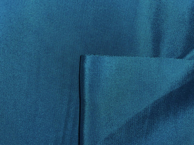 100% pure silk crepe Peacock blue 150 grams 44" wide [15460]